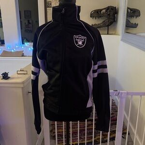 Riders by Lee Black and White Raiders Football Jacket